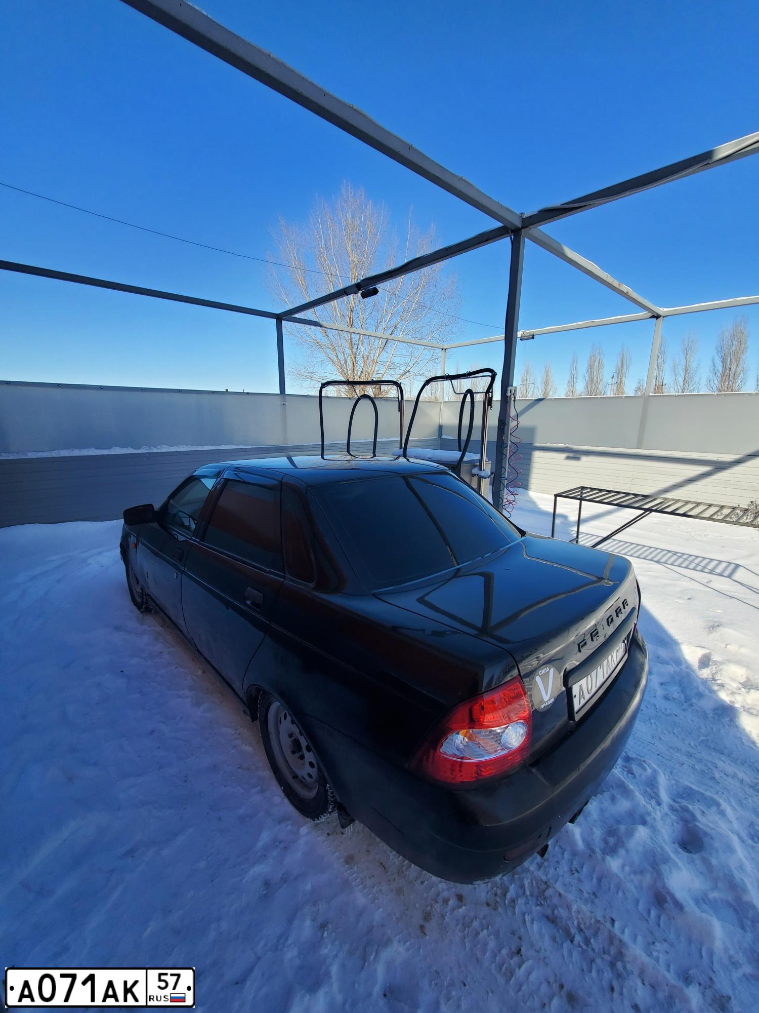 Фото автомобиля LADA 2170 PRIORA, 2011 — госномер А071АК57. Цвет: СИНЕ-ЧЕРНЫЙ