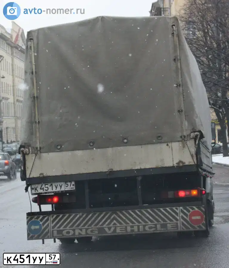 Фото автомобиля GAZ 3302 EL, 2004 — госномер К451УУ57. Цвет: СНЕЖНО-БЕЛЫЙ