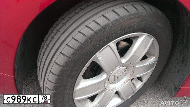 Фото автомобиля CITROEN C4, 2006 — госномер Р889УН178. Цвет: КРАСНЫЙ