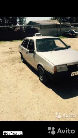 Фото автомобиля LADA 2109 SAMARA, 1996 — госномер Е671АА07. Цвет: БЕЛЫЙ