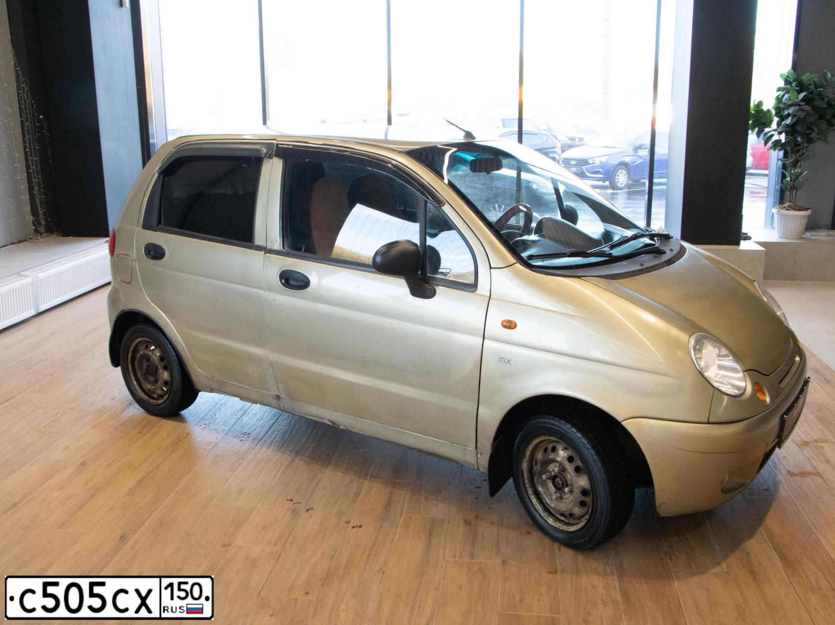Фото автомобиля DAEWOO O MATIZ, 2008 — госномер О505СХ150. Цвет: ПЕСОЧНЫЙ