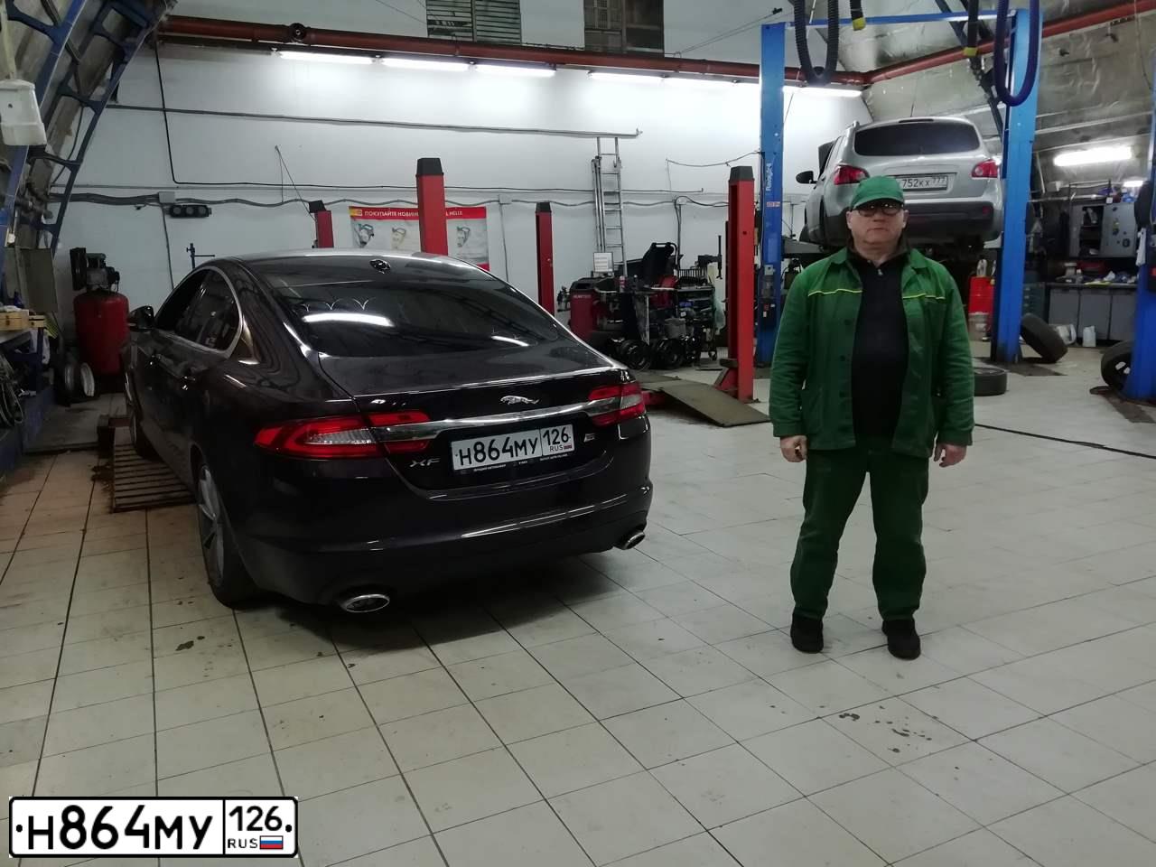 Фото автомобиля JAGUAR XF-SERIE, 2011 — госномер О756АМ134. Цвет: Коричневый
