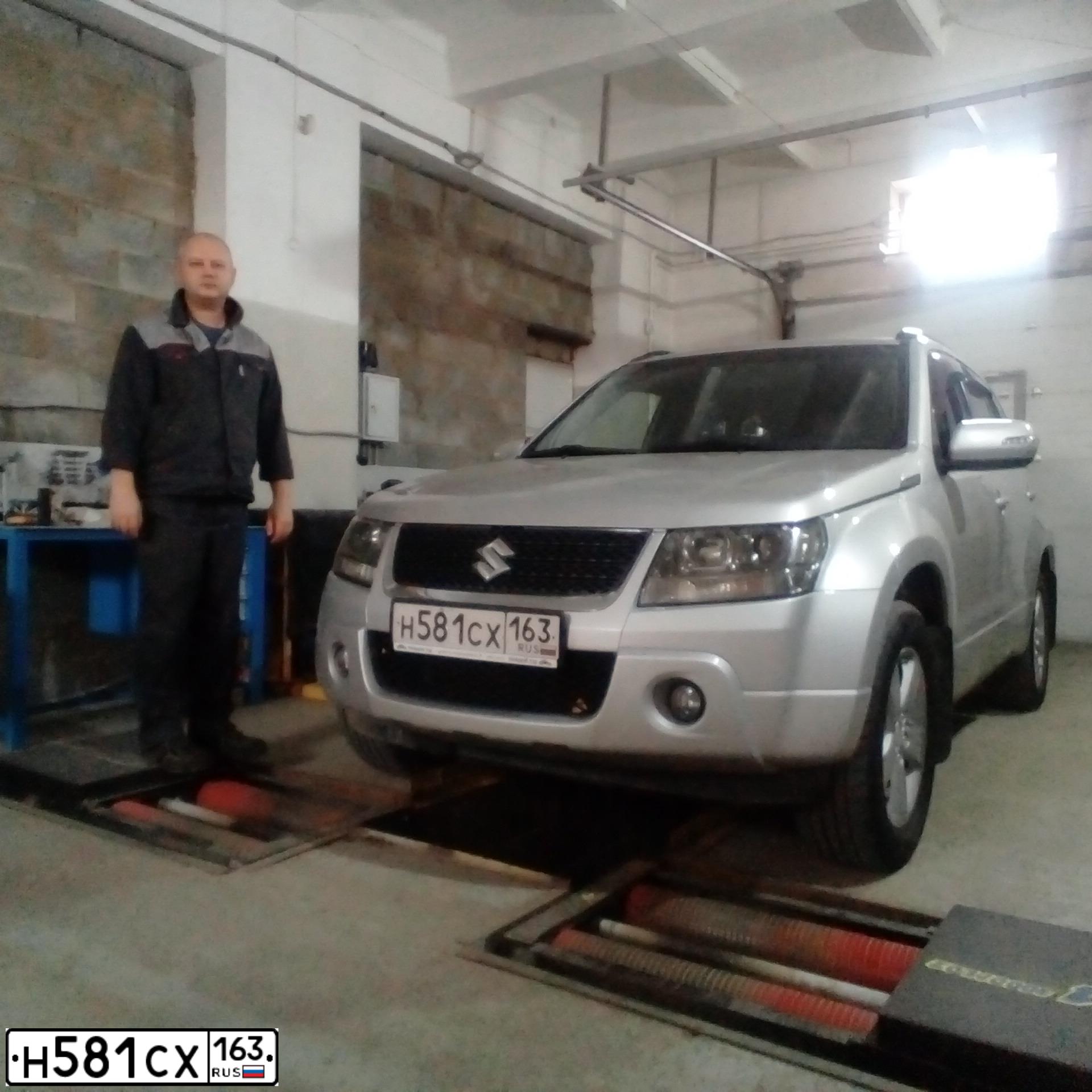 Фото автомобиля SUZUKI /GRAND/ VITARA, 2010 — госномер К626ВО774. Цвет: Серебристый