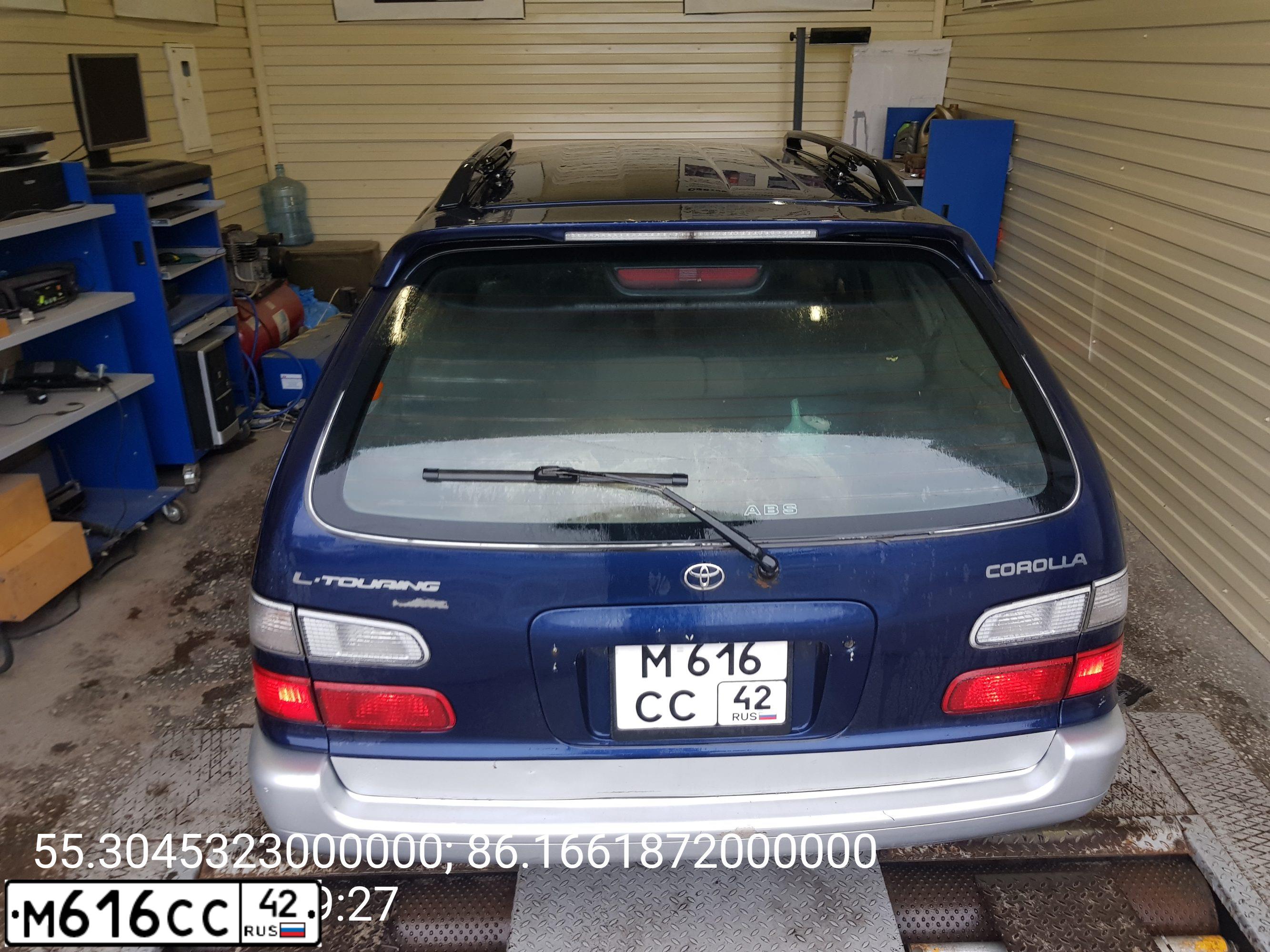 Фото автомобиля TOYOTA COROLLA, 1998 — госномер М616СС42