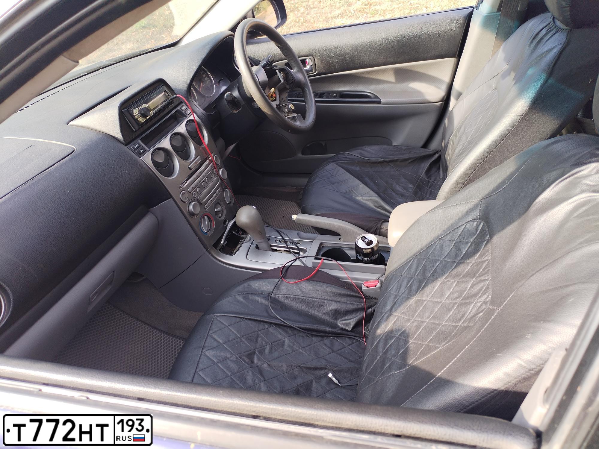 Фото автомобиля MAZDA A 6, 2002 — госномер Т772НТ193. Цвет: синий