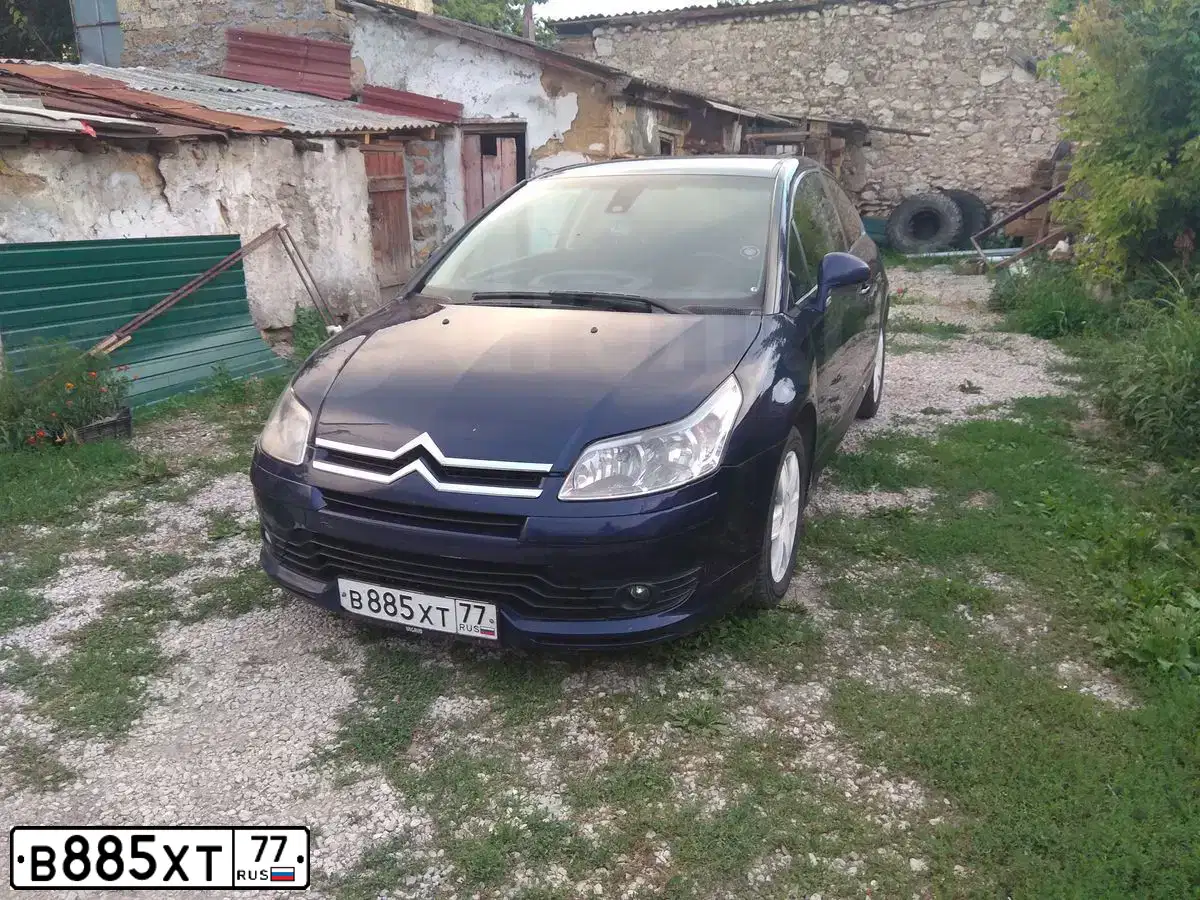 Фото автомобиля CITROEN C4, 2007 — госномер В064ЕО82. Цвет: СИНИЙ ТЕМНЫЙ