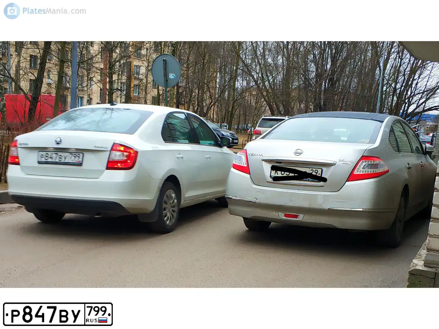 Фото автомобиля SKODA RAPID, 2017 — госномер Р847ВУ799. Цвет: БЕЛЫЙ