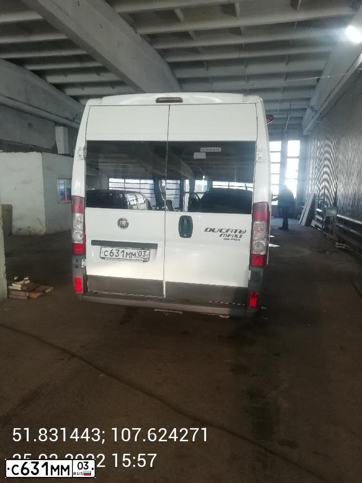 Фото автомобиля FIAT DUCATO, 2013 — госномер С993МТ03. Цвет: Белый