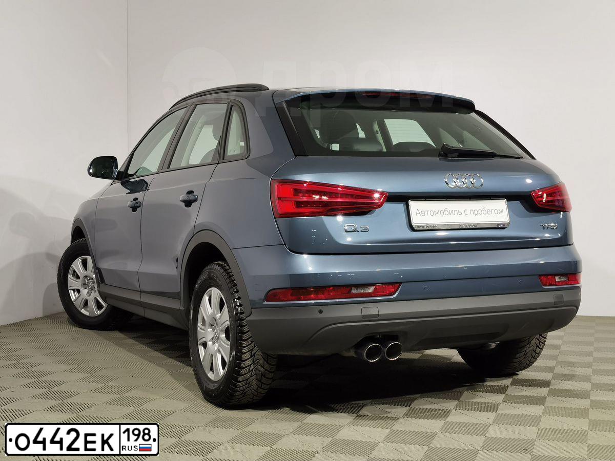 Фото автомобиля AUDI Q3, 2016 — госномер У945АК178. Цвет: Серо-Синий