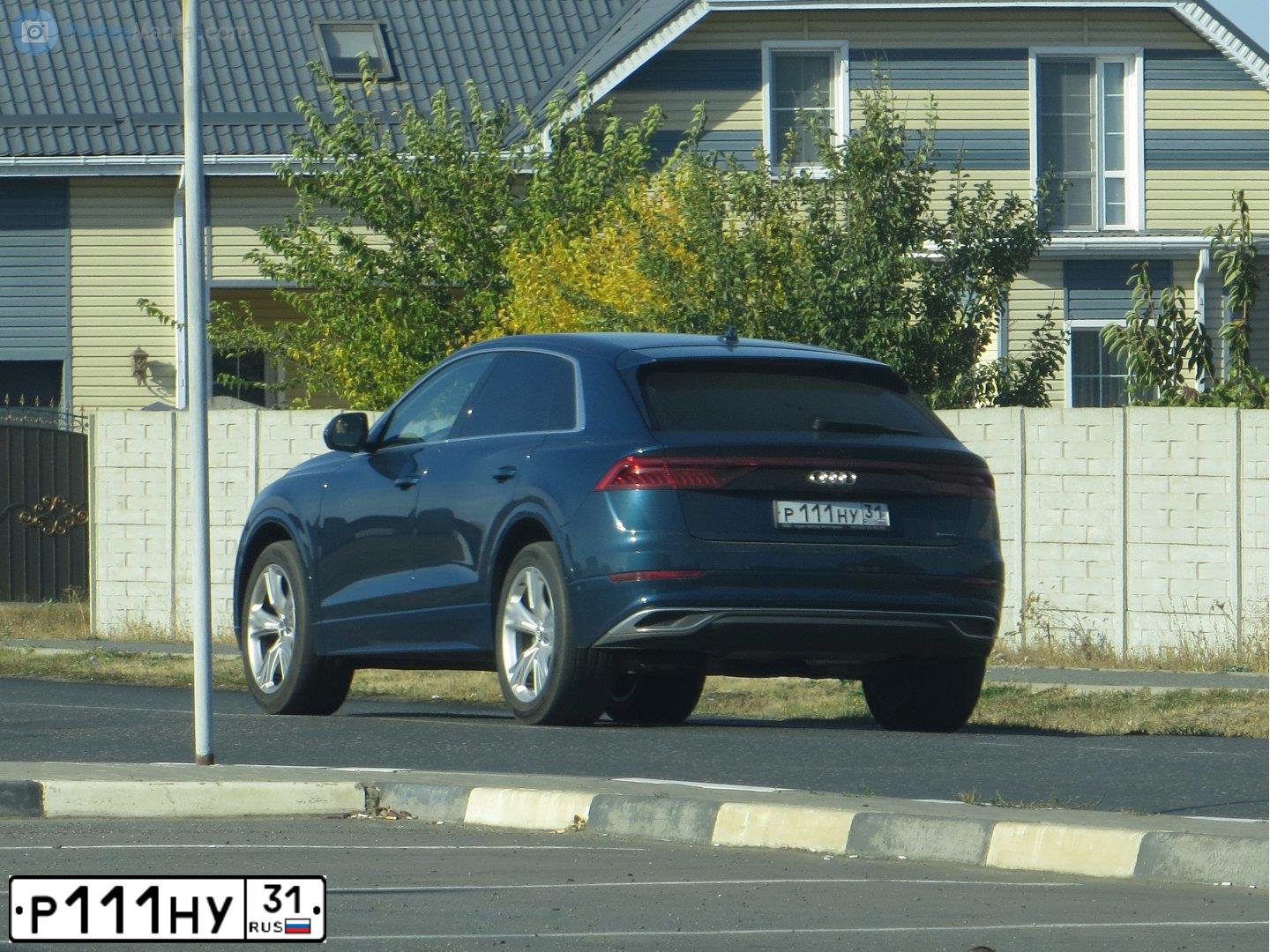 Фото автомобиля VOLKSWAGEN TOUAREG, 2007 — госномер Р111НУ31. Цвет: ЧЕРНО-СЕРЫЙ