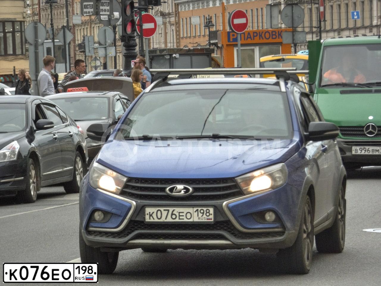 Фото автомобиля LADA VESTA, 2020 — госномер К076ЕО198