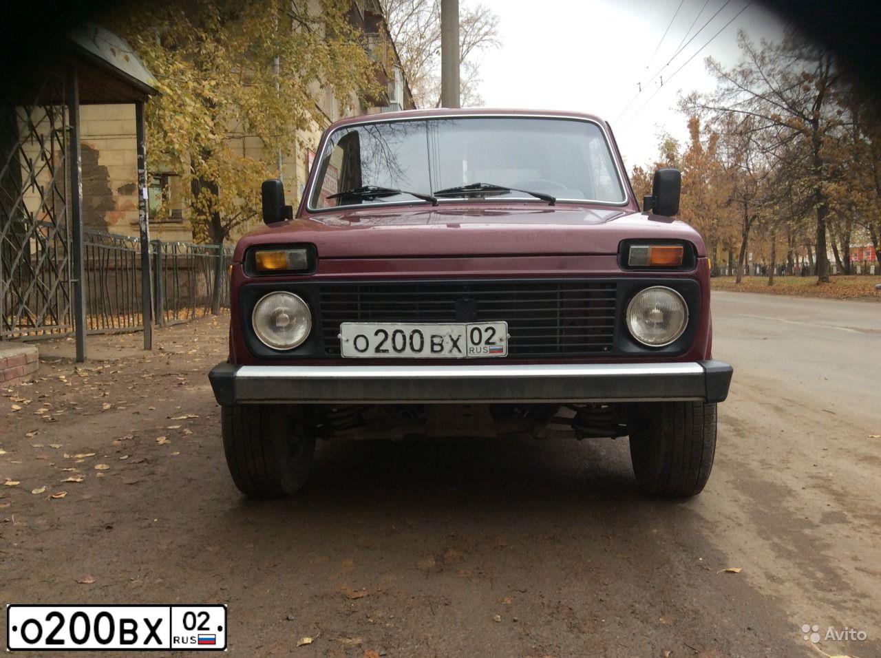 Фото автомобиля LADA 2121 NIVA, 2001 — госномер О200ВХ02. Цвет: ТЕМНО-БОРДОВЫЙ