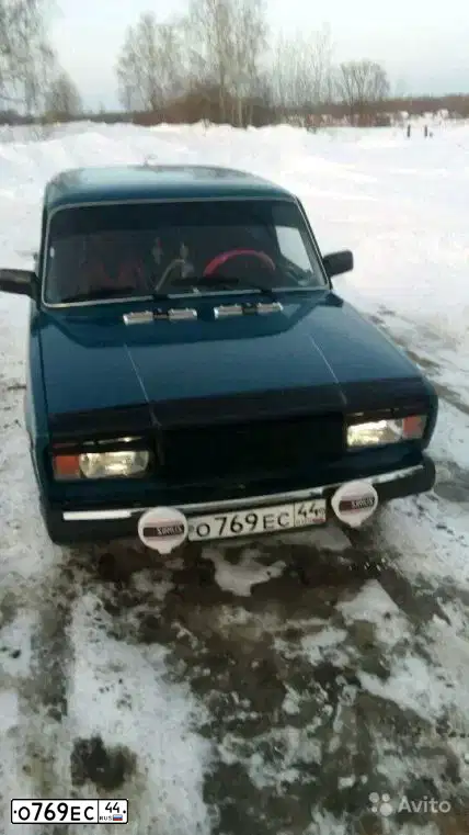 Фото автомобиля LADA 2107, 2008 — госномер О226НМ761. Цвет: сине-зеленый
