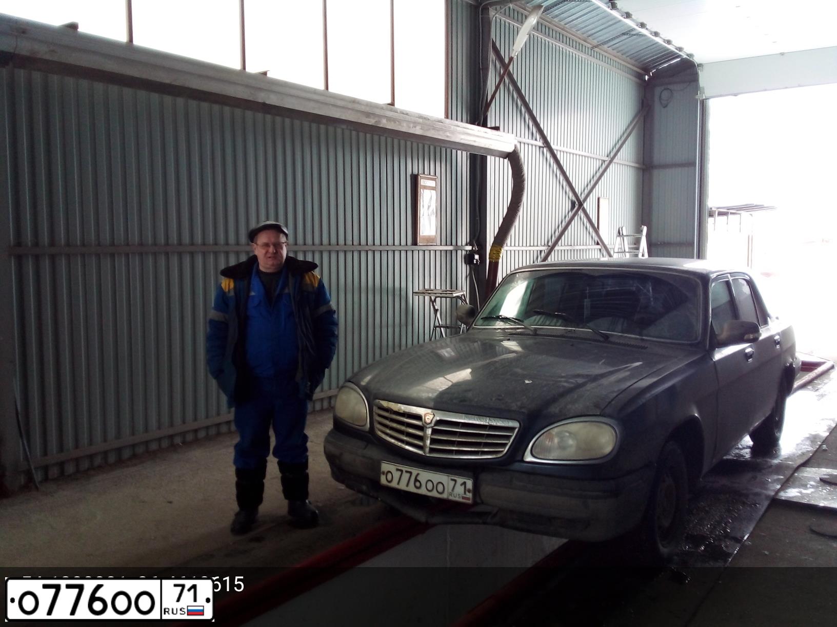 Фото автомобиля GAZ Z 3110 WOLGA, 1999 — госномер О776ОО71. Цвет: Белый