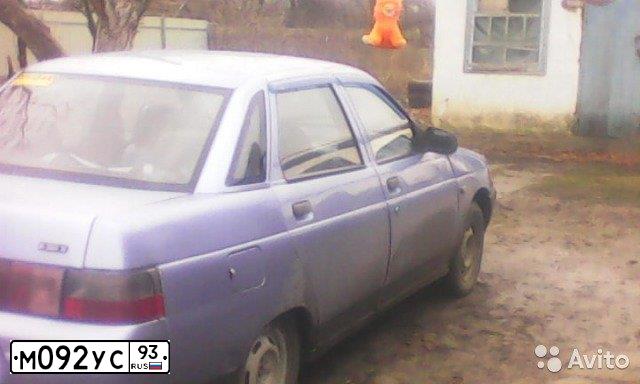 Фото автомобиля LADA 2110, 2000 — госномер Е663ОС93. Цвет: СЕРЕБРИСТО-СИНИЙ