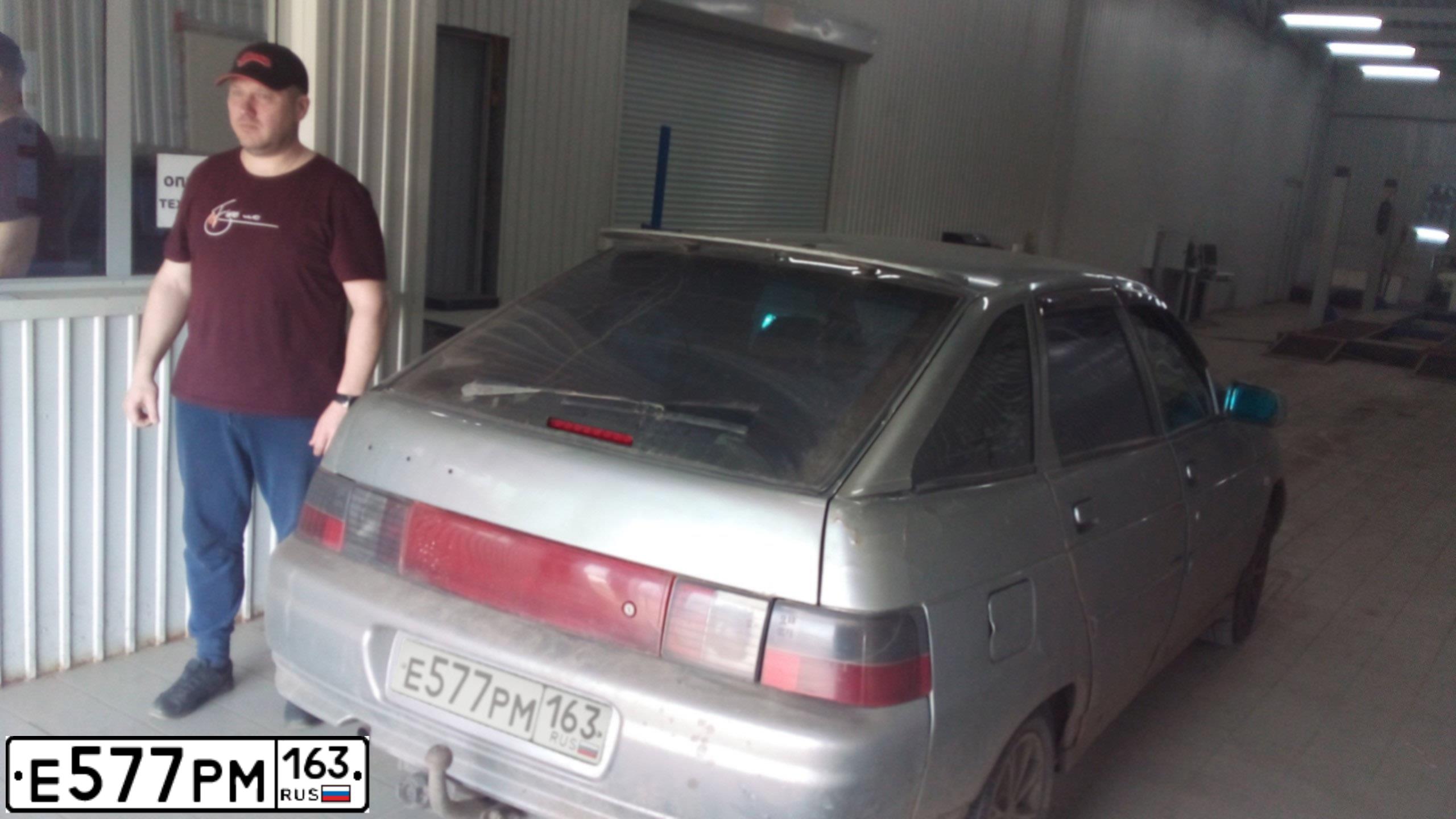 Фото автомобиля LADA 2112 LADA, 2004 — госномер Е577РМ163. Цвет: СЕРЕБРИСТО-СЕРО-ЗЕЛЕНЫЙ