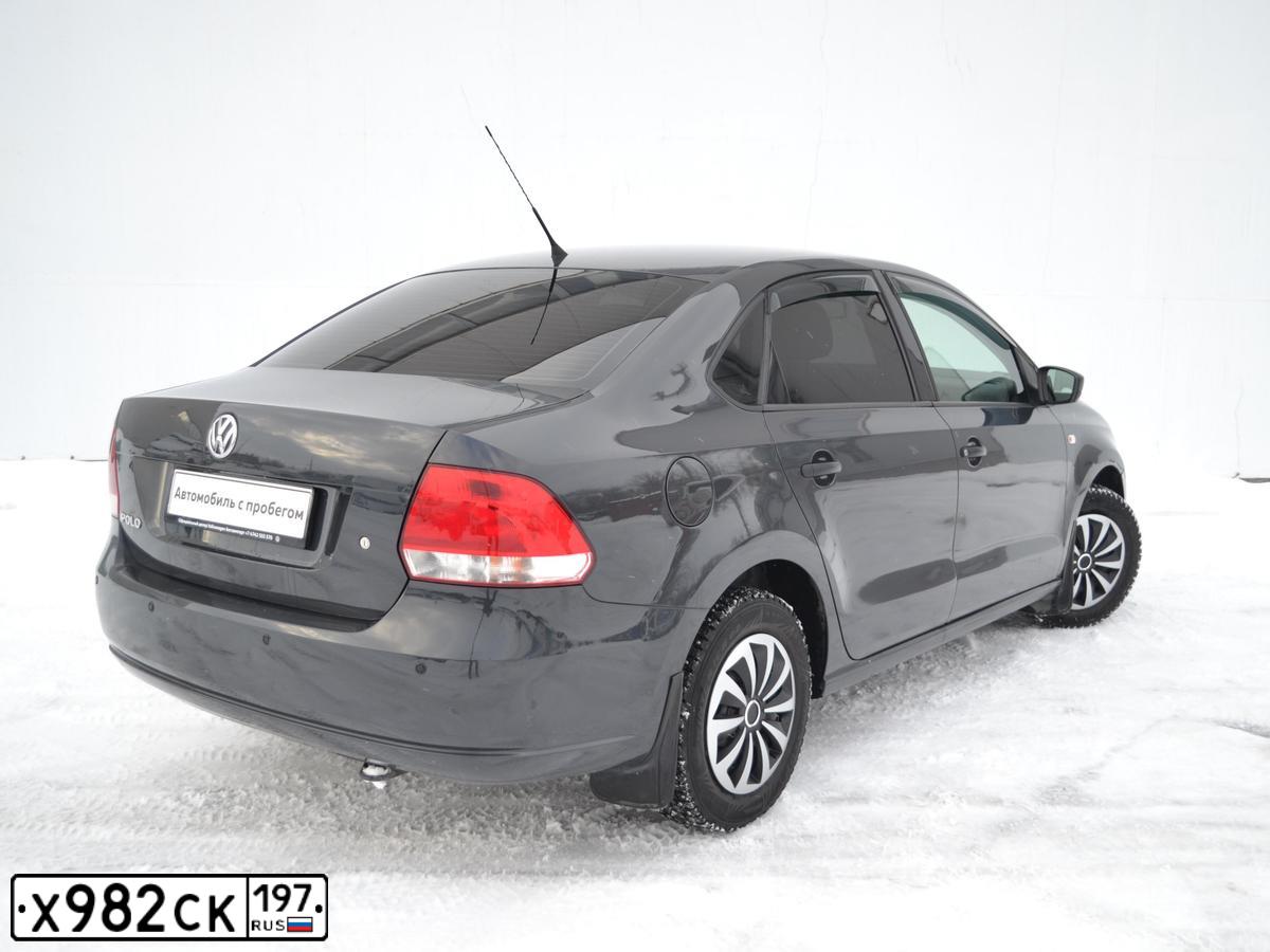 Фото автомобиля VOLKSWAGEN POLO, 2012 — госномер Р236ЕН48. Цвет: СЕРЫЙ