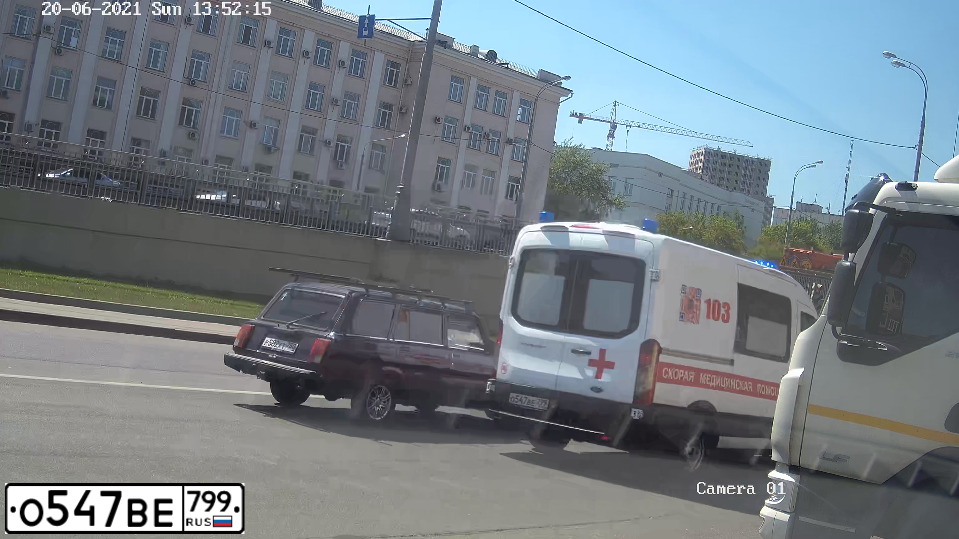Фото автомобиля FORD TRANSIT, 2017 — госномер О547ВЕ799. Цвет: ГОСТ Р50574 2002 СХЕМА А 1