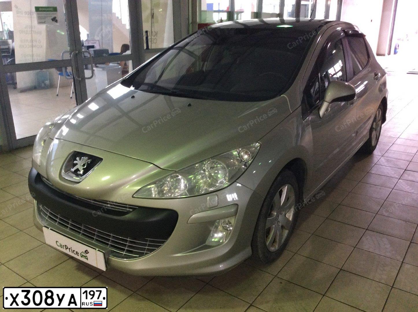 Фото автомобиля PEUGEOT 308, 2009 — госномер С100ХН12. Цвет: СЕРЫЙ