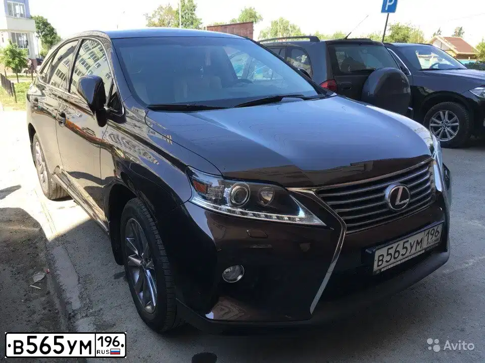 Фото автомобиля LEXUS RX, 2015 — госномер Р805ТМ11. Цвет: Коричневый