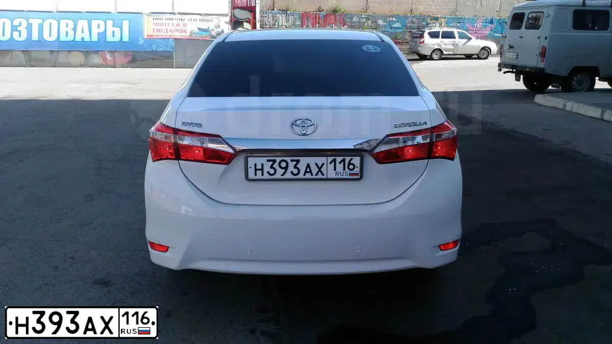 Фото автомобиля TOYOTA COROLLA, 2013 — госномер С723ХС22. Цвет: Белый