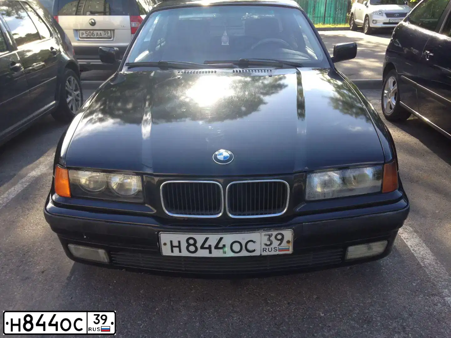 Фото автомобиля BMW W SERIE 3, 1995 — госномер Н844ОС39. Цвет: ЧЕРНЫЙ