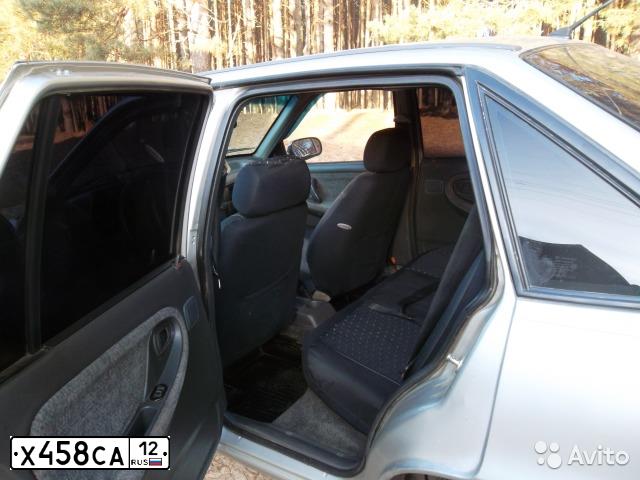 Фото автомобиля DAEWOO NEXIA, 2007 — госномер Х458СА12. Цвет: перламутрово-серебр.