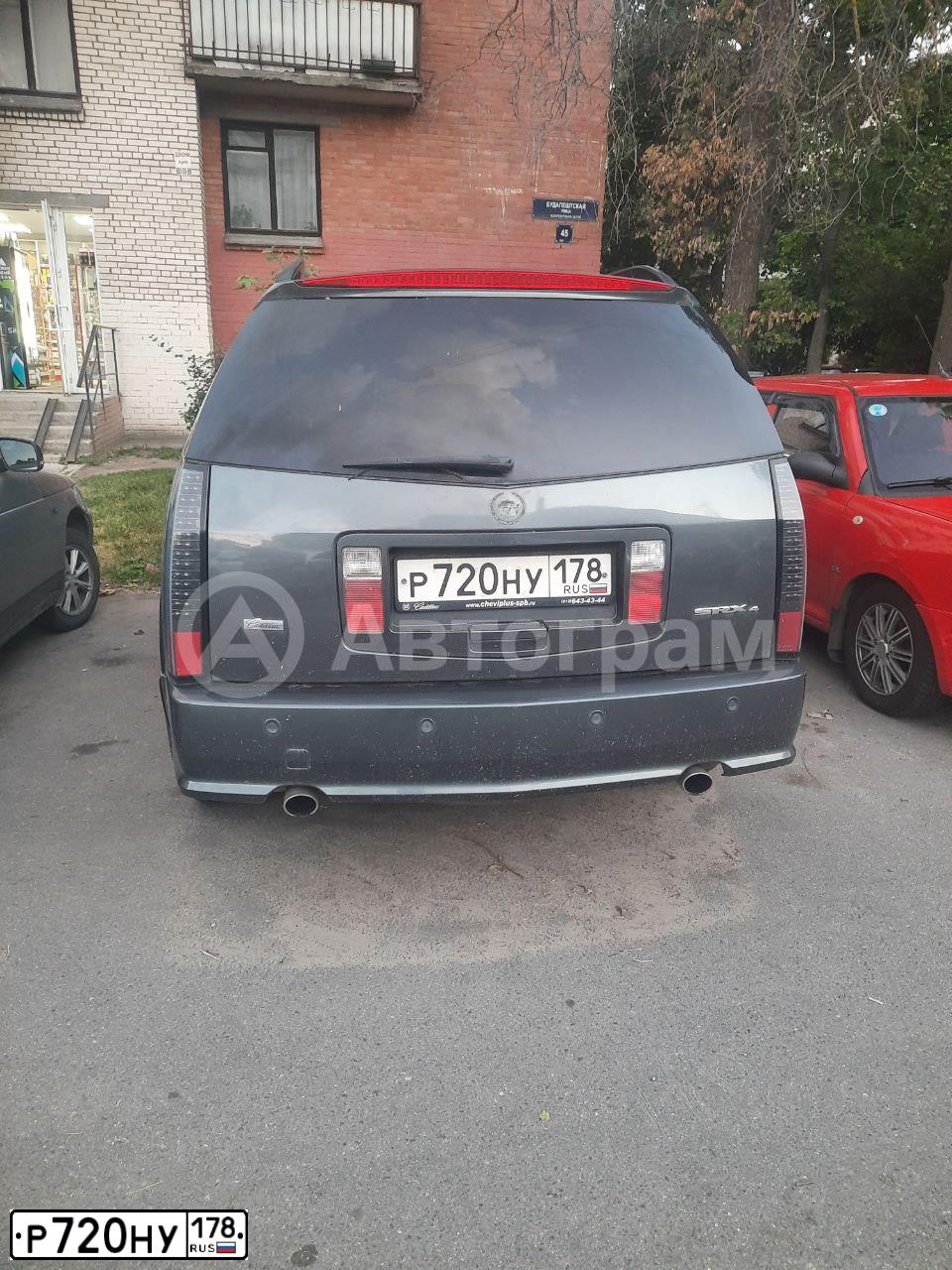 Фото автомобиля CADILLAC C SRX, 2007 — госномер О510ОО78. Цвет: СЕРЫЙ
