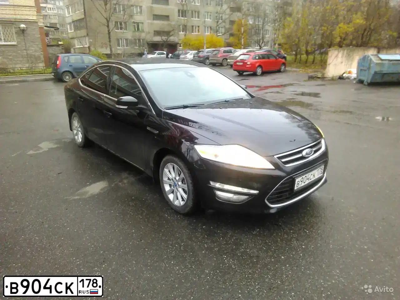 Фото автомобиля FORD MONDEO, 2014 — госномер В904СК178. Цвет: ЧЕРНЫЙ