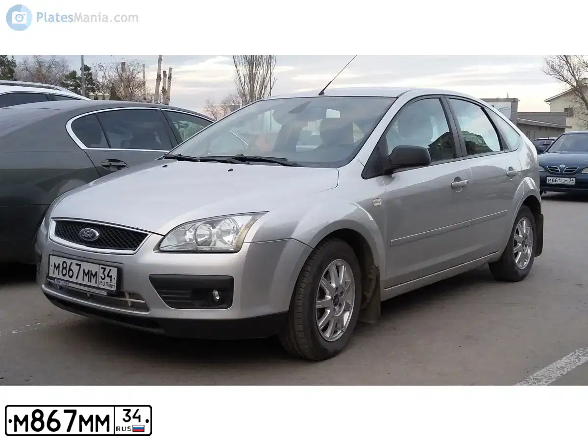 Фото автомобиля FORD FOCUS, 2005 — госномер К837ЕО134. Цвет: СЕРЕБРИСТЫЙ