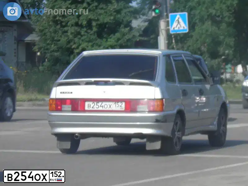 Фото автомобиля VAZ ВАЗ 21140 LADA SAMARA, 2006 — госномер В254ОХ152. Цвет: СВ.СЕРЕБРИСТЫЙ МЕТАЛ