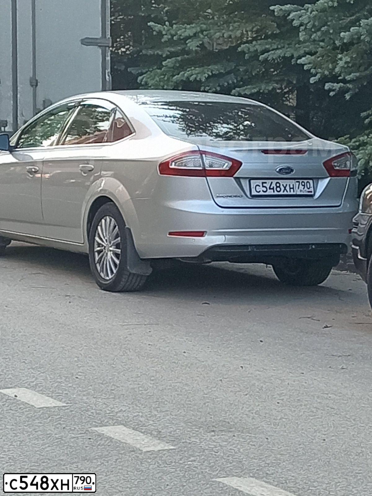 Фото автомобиля FORD MONDEO, 2010 — госномер С548ХН790. Цвет: Серебристый