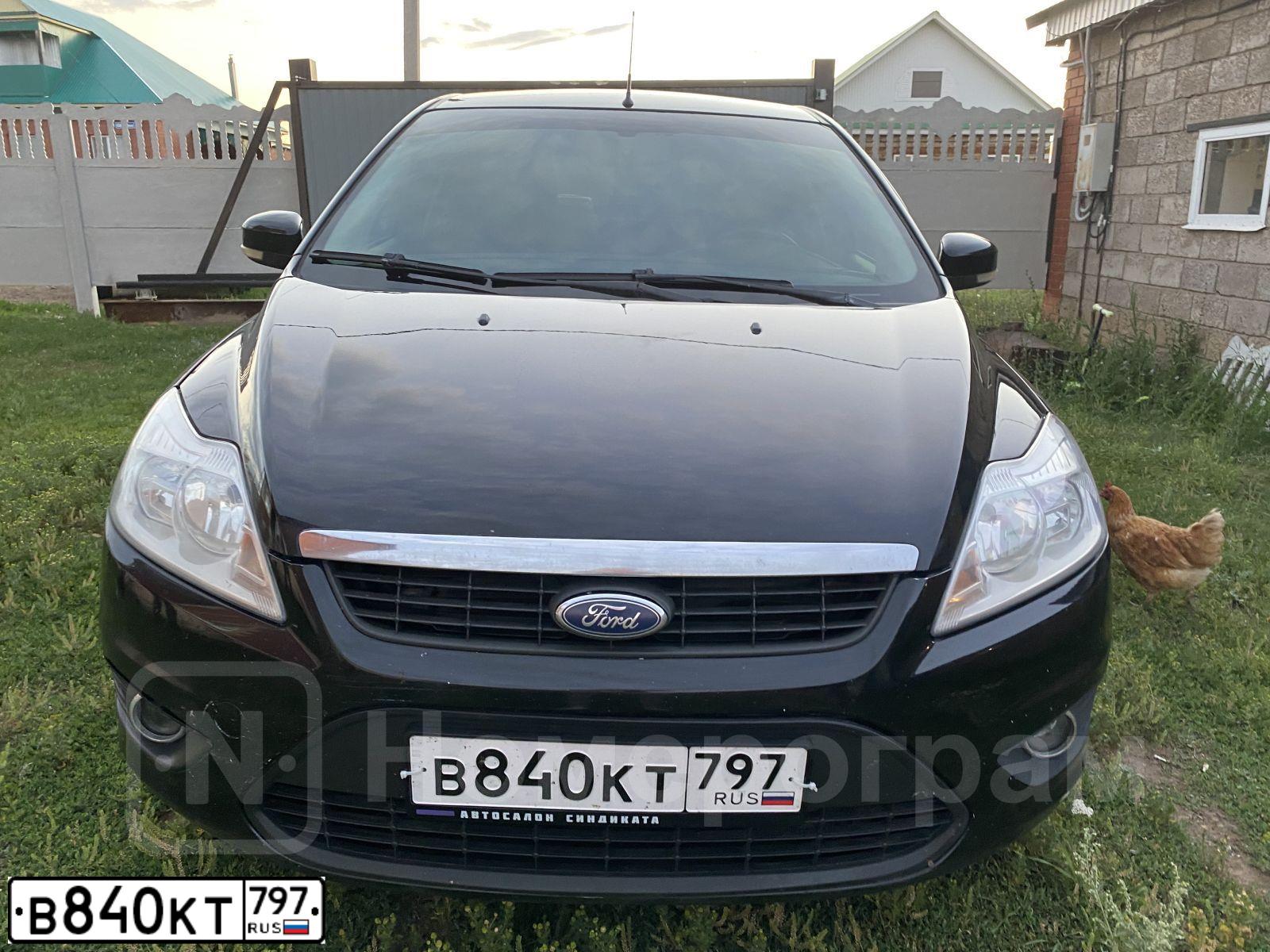 Фото автомобиля FORD FOCUS, 2010 — госномер М777ЕН98. Цвет: ЧЕРНЫЙ
