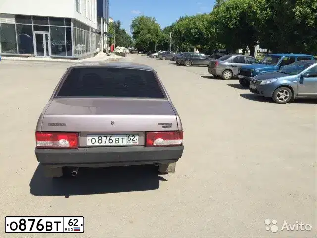 Фото автомобиля LADA 2109 SAMARA, 2001 — госномер О876ВТ62. Цвет: БЕЖЕВО-РОЗОВЫЙ