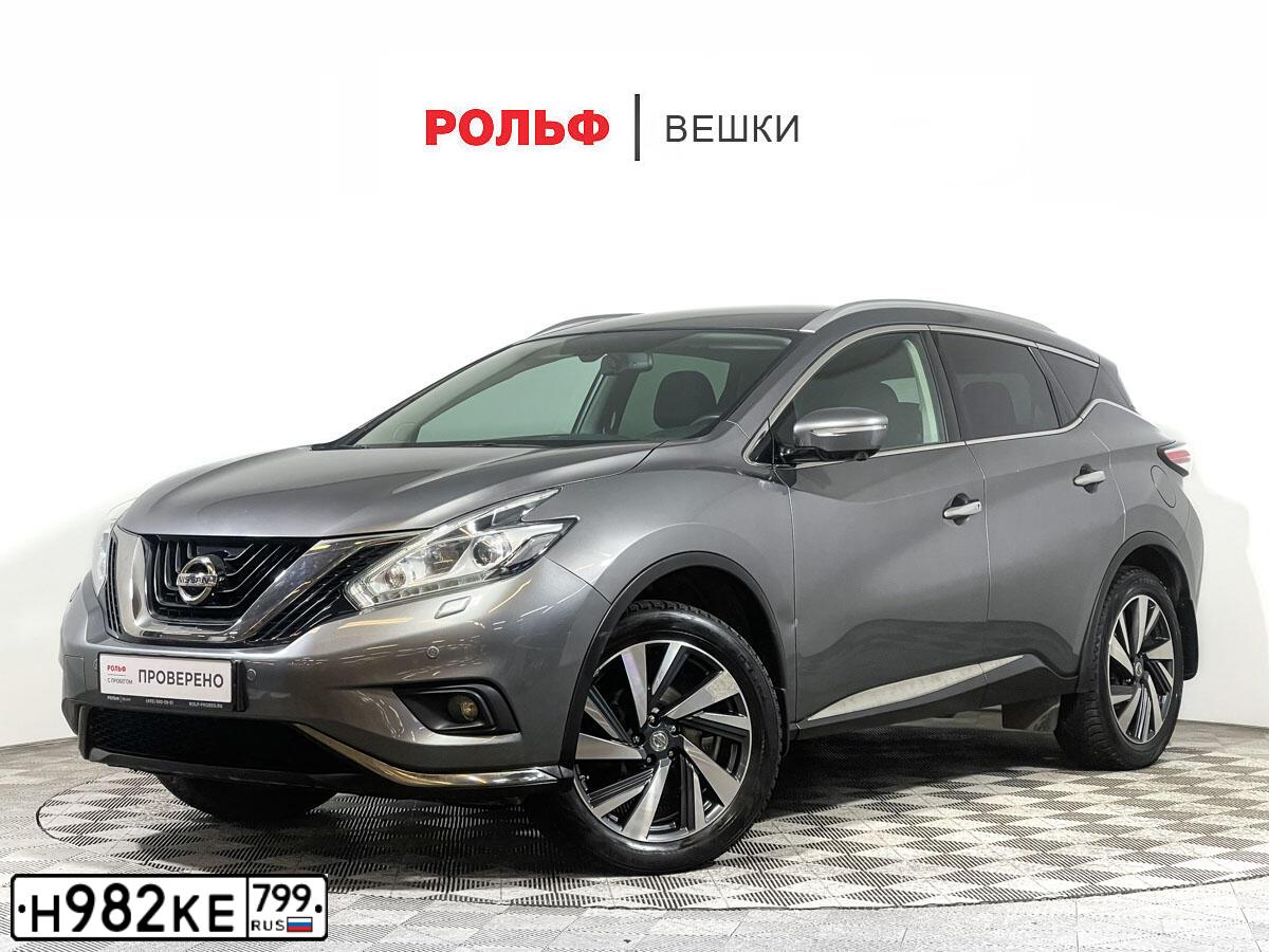 Фото автомобиля NISSAN MURANO, 2018 — госномер Т477УУ18. Цвет: СЕРЫЙ
