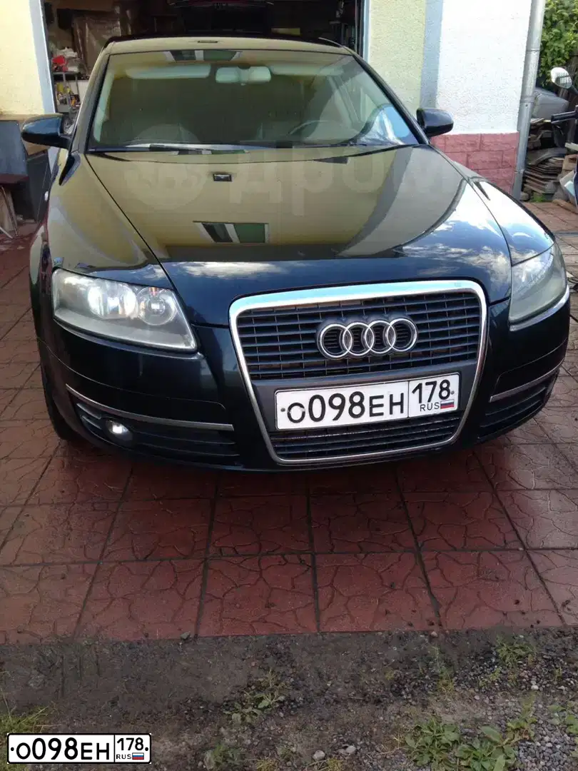 Фото автомобиля AUDI A6, 2008 — госномер О098ЕН178. Цвет: ЧЕРНЫЙ