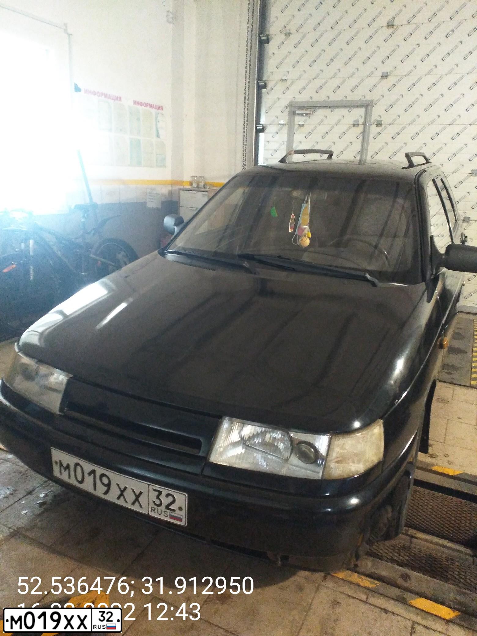 Фото автомобиля LADA 2111, 2005 — госномер К754ЕН32. Цвет: ЧЕРНЫЙ