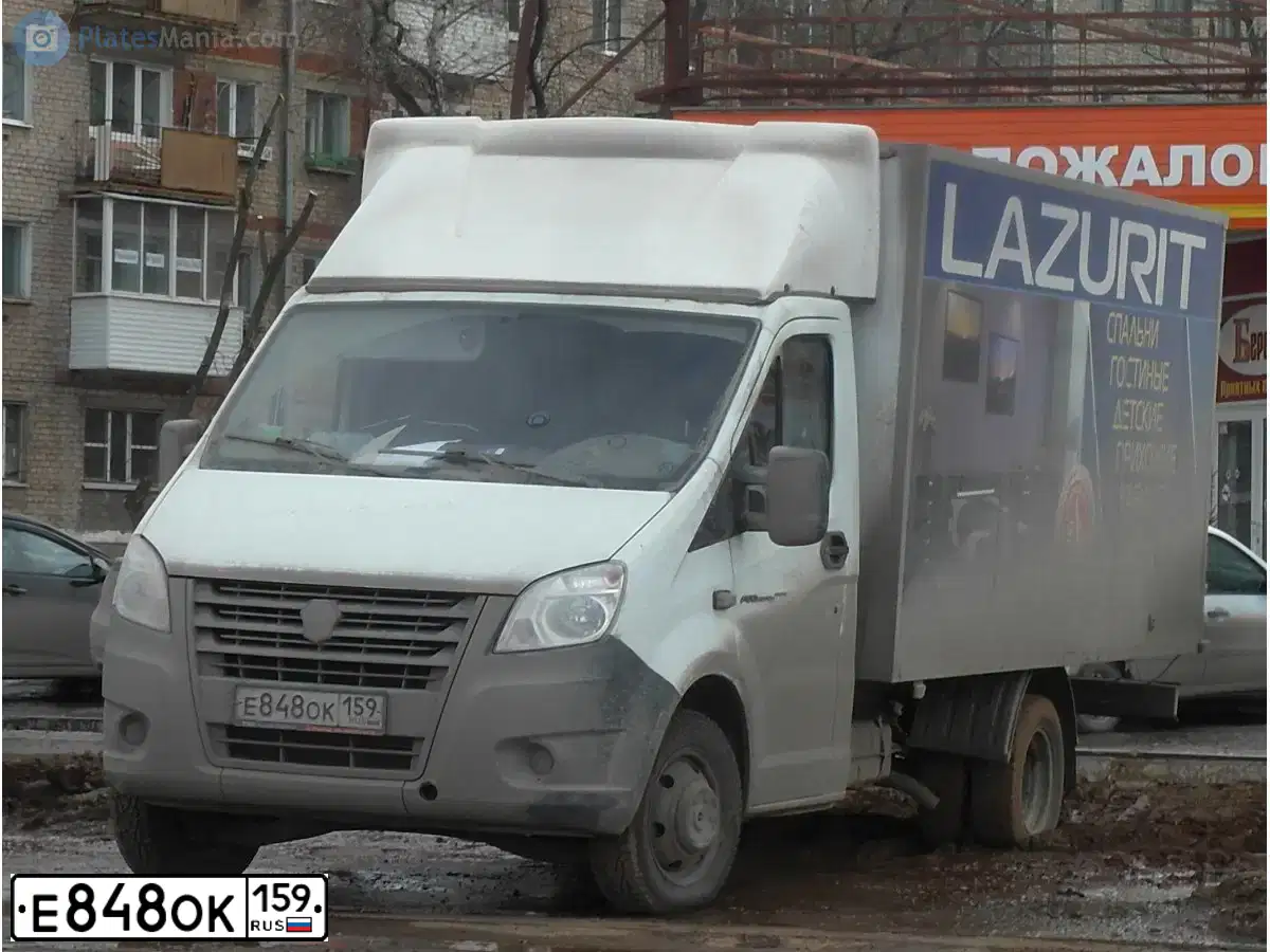Фото автомобиля GAZ EL NEXT, 2013 — госномер Е848ОК159