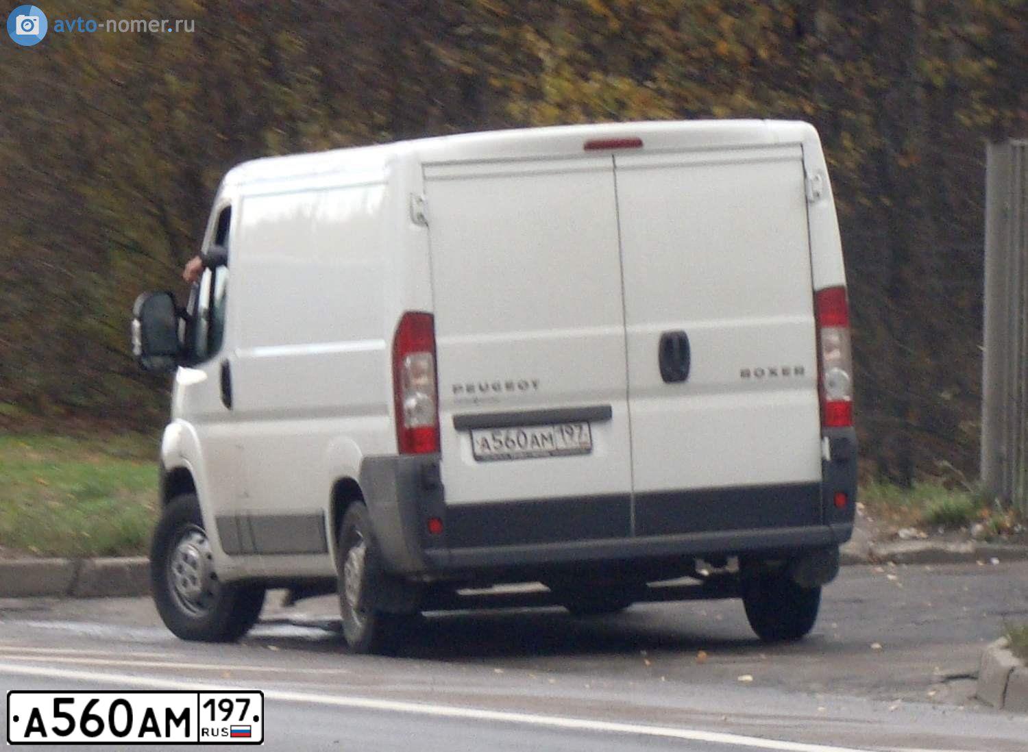 Фото автомобиля PEUGEOT BOXER, 2010 — госномер А560АМ197. Цвет: БЕЛЫЙ