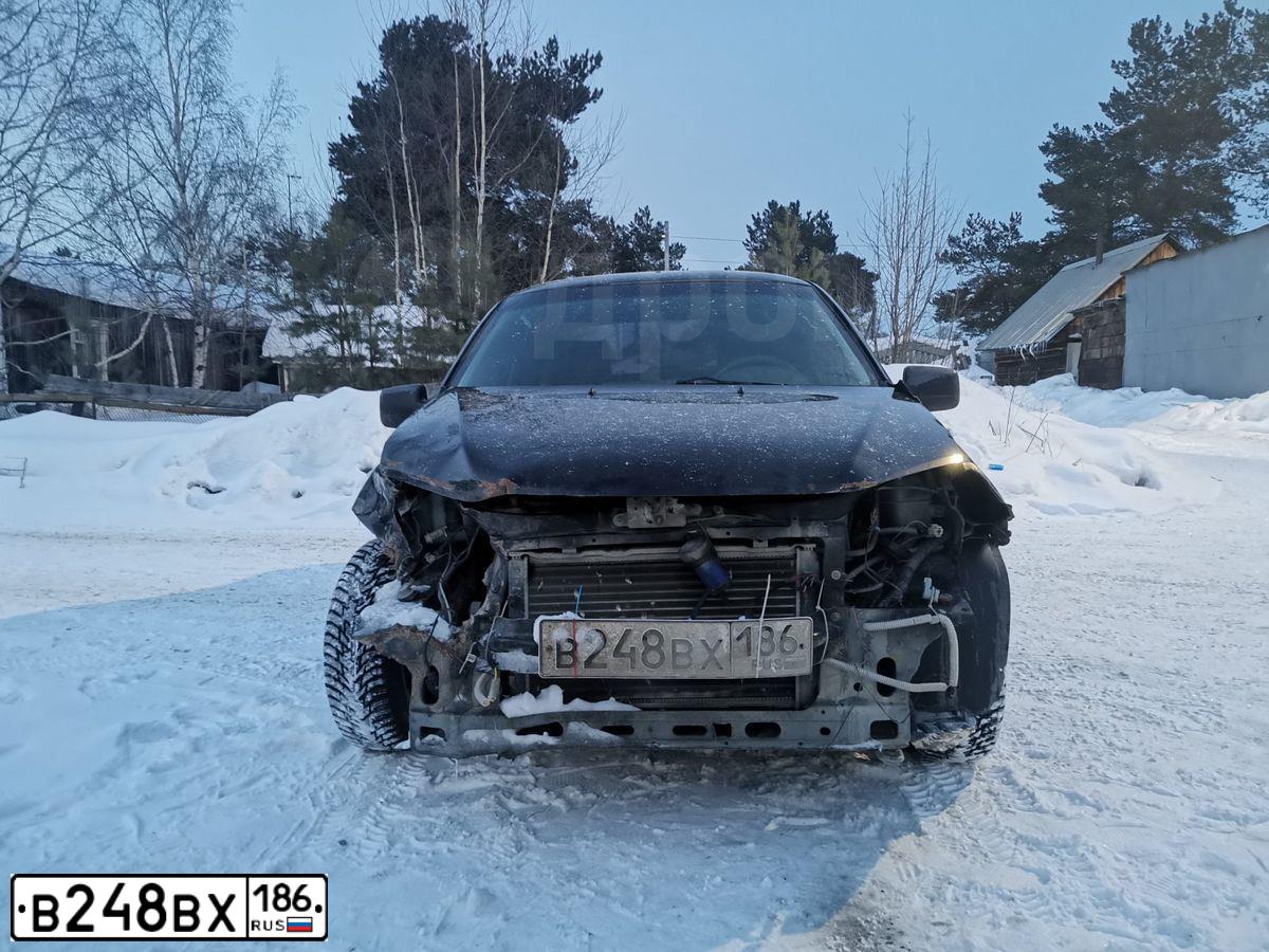 Фото автомобиля LADA 2190 GRANTA, 2014 — госномер Х695КН55. Цвет: ЧЕРНЫЙ