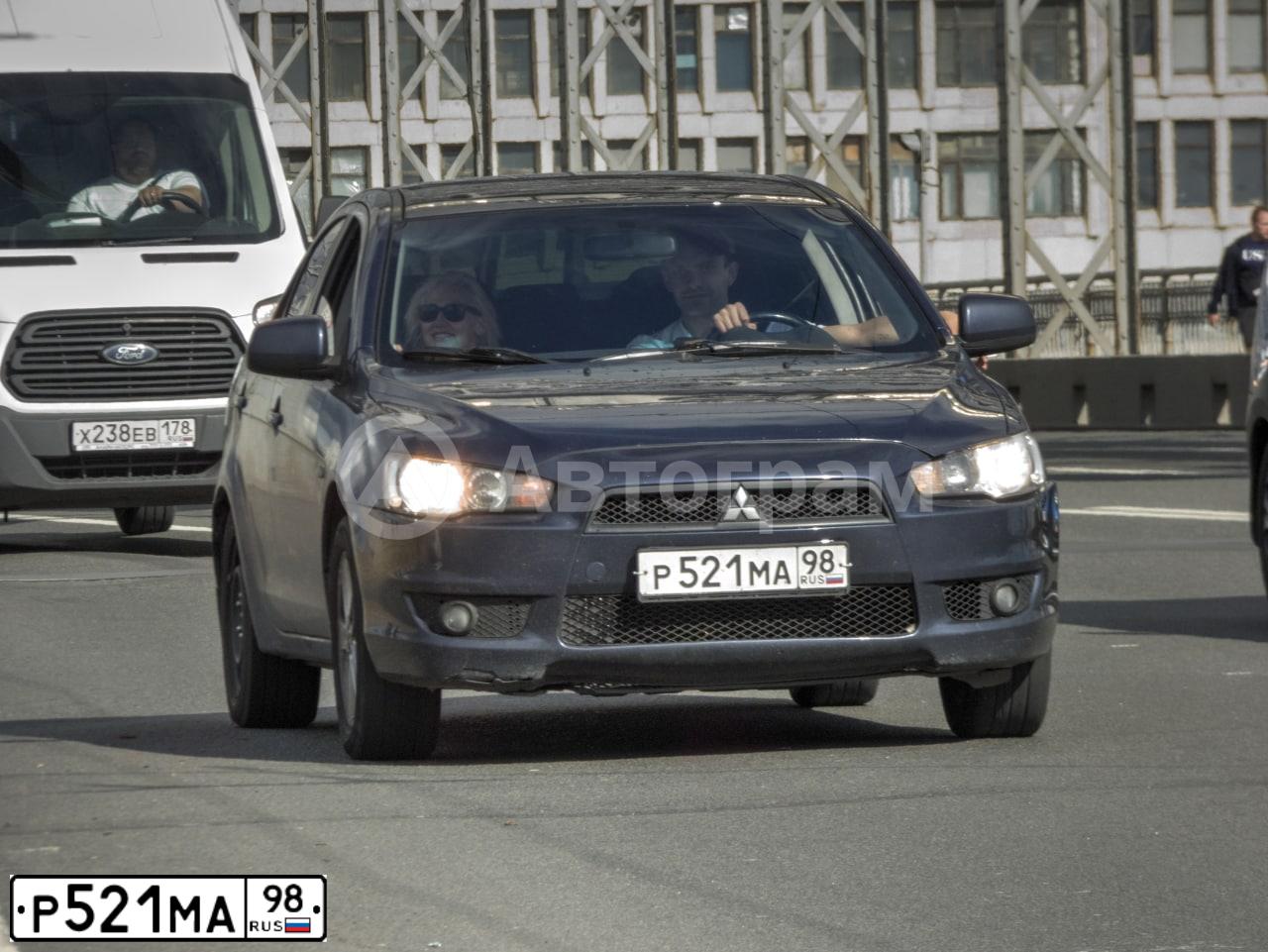 Фото автомобиля MITSUBISHI LANCER, 2007 — госномер К213СМ53