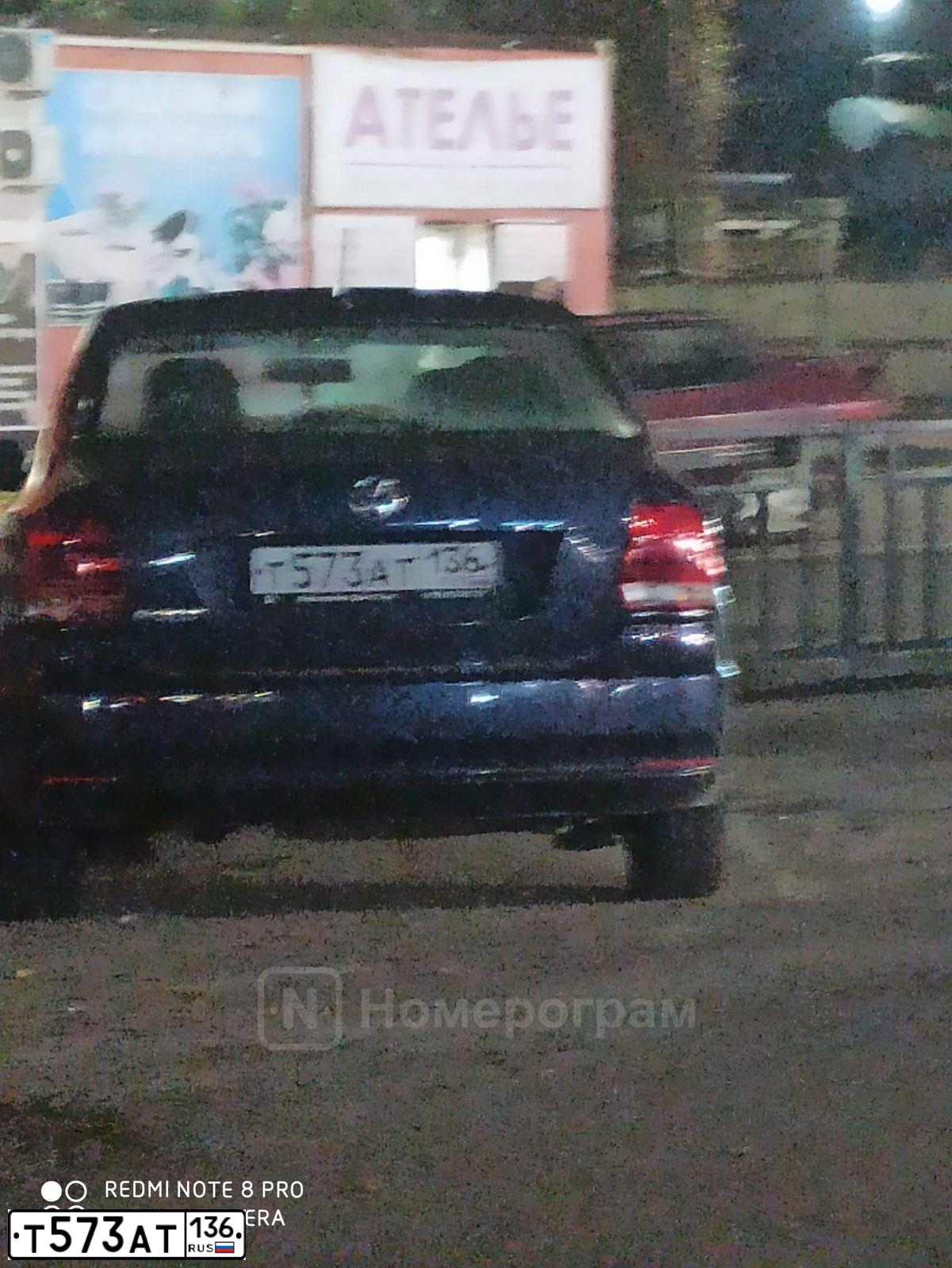 Фото автомобиля VOLKSWAGEN POLO, 2017 — госномер Т573АТ136. Цвет: ТЕМНО-СИНИЙ