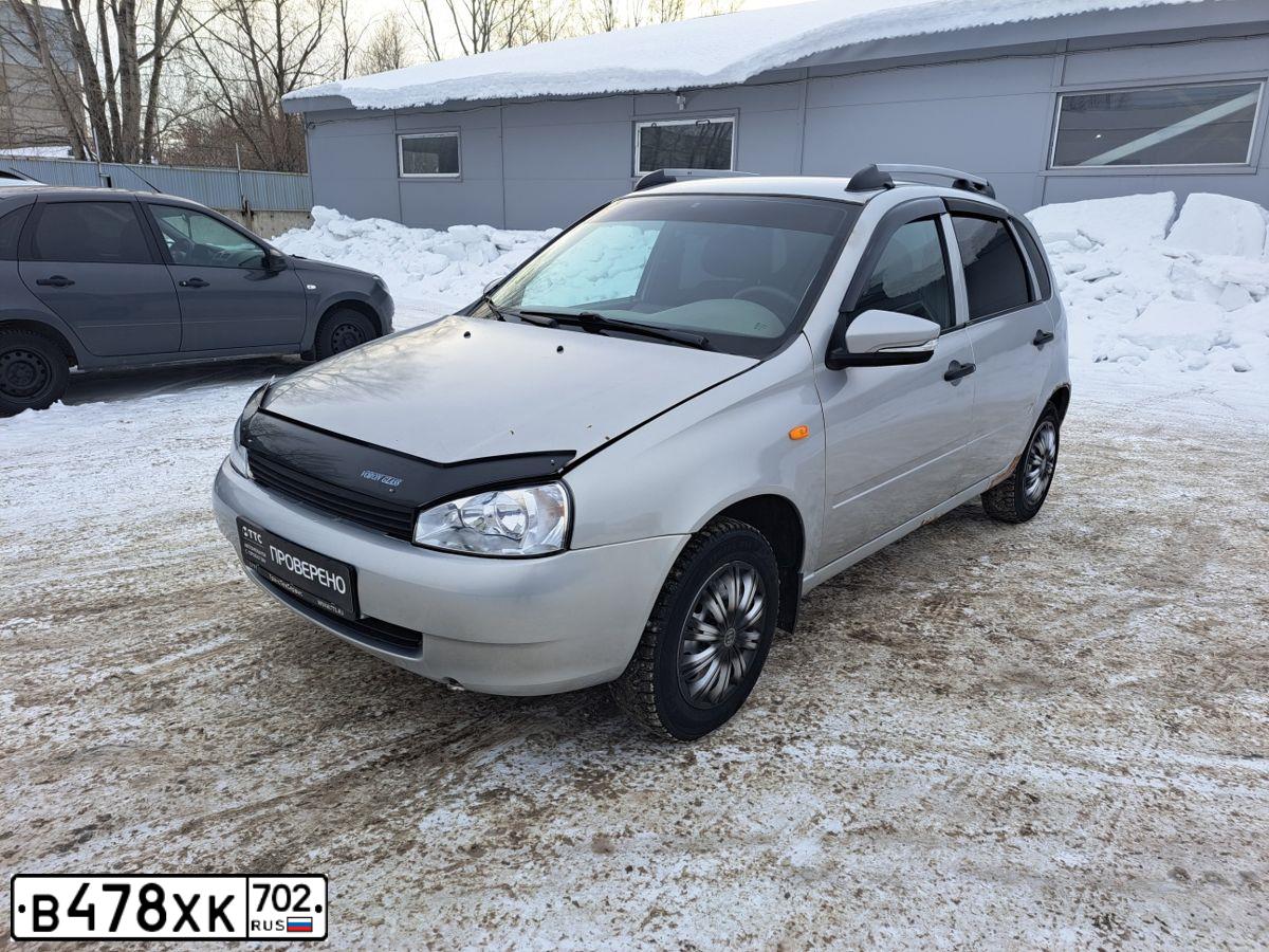 Фото автомобиля LADA 1119 KALINA, 2008 — госномер В478ХК702. Цвет: Серебристый