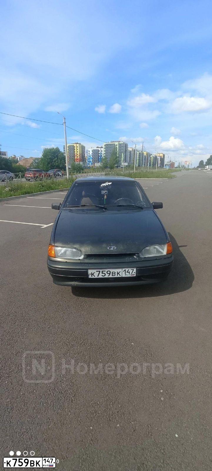 Фото автомобиля LADA 2114 SAMARA, 2005 — госномер О919ХР98. Цвет: ЗОЛОТИСТЫЙ ТЕМНО-ЗЕЛЕНЫЙ