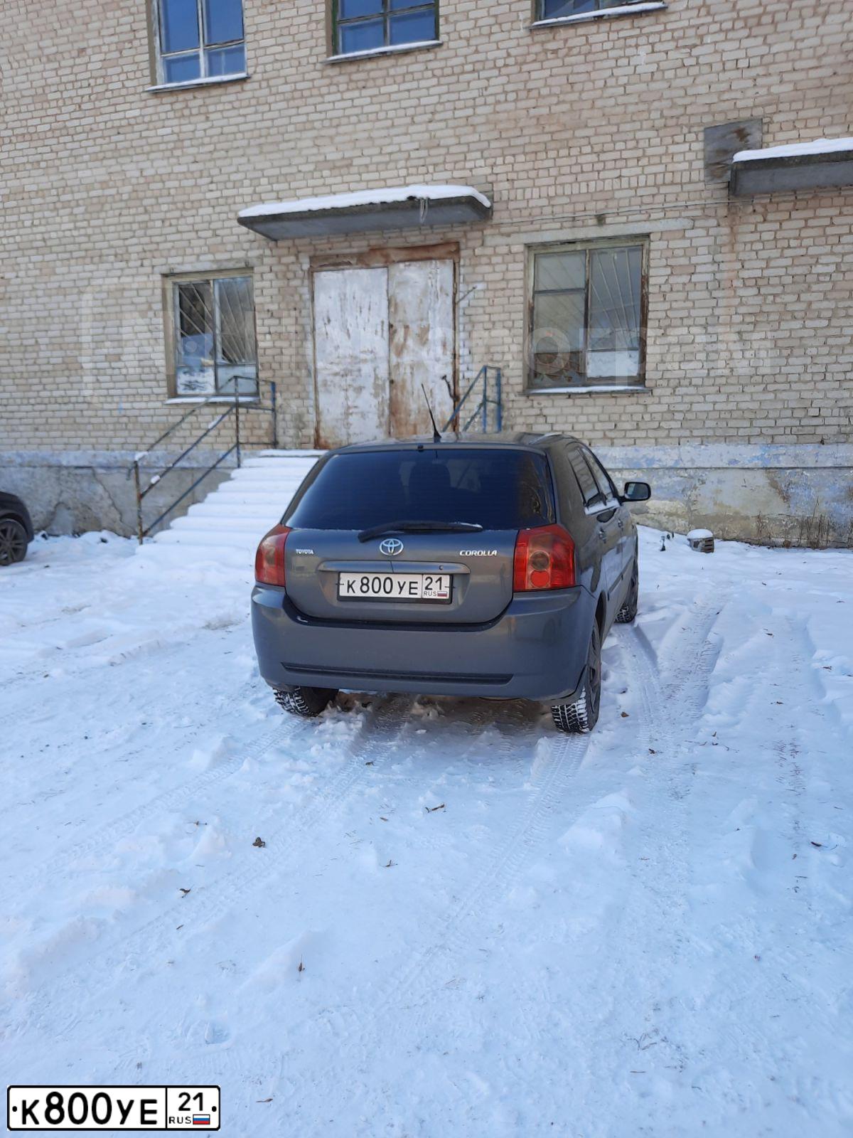 Фото автомобиля TOYOTA COROLLA, 2006 — госномер Х370НО72. Цвет: СЕРЫЙ