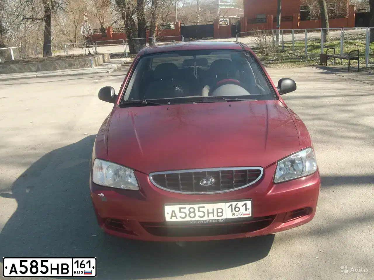 Фото автомобиля TAGAZ ACCENT, 2005 — госномер К472ТК61. Цвет: Красный