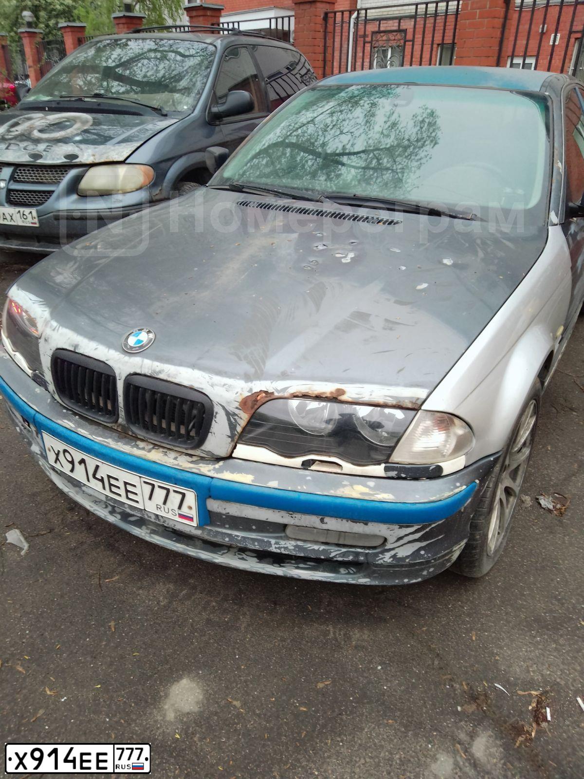 Фото автомобиля BMW SERIE 3, 2001 — госномер Х914ЕЕ777. Цвет: МНОГОЦВЕТНЫЙ