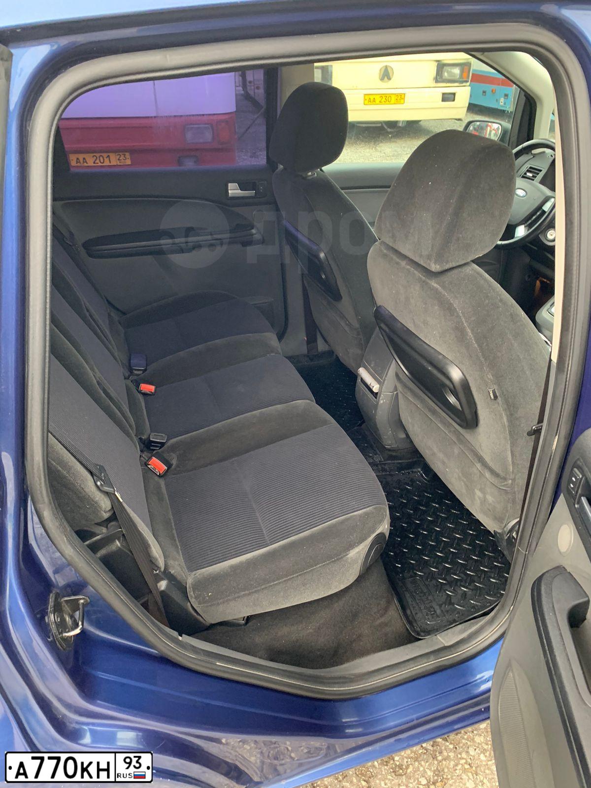 Фото автомобиля FORD FOCUS C-MAX, 2007 — госномер М677АУ797. Цвет: синий