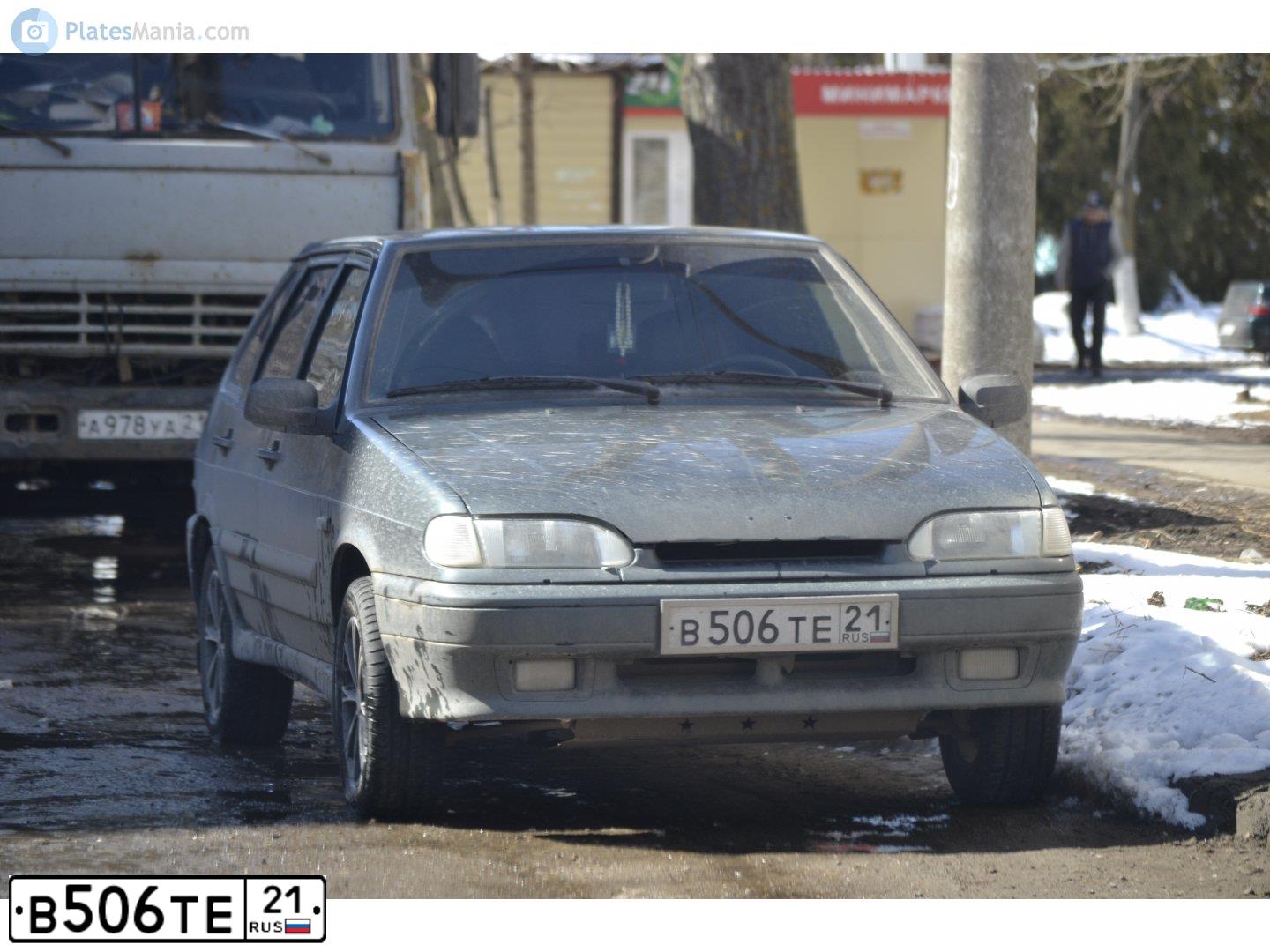 Фото автомобиля LADA 2114, 2010 — госномер Т353КЕ73. Цвет: СЕРО-СИНЕ-ЗЕЛЕНЫЙ
