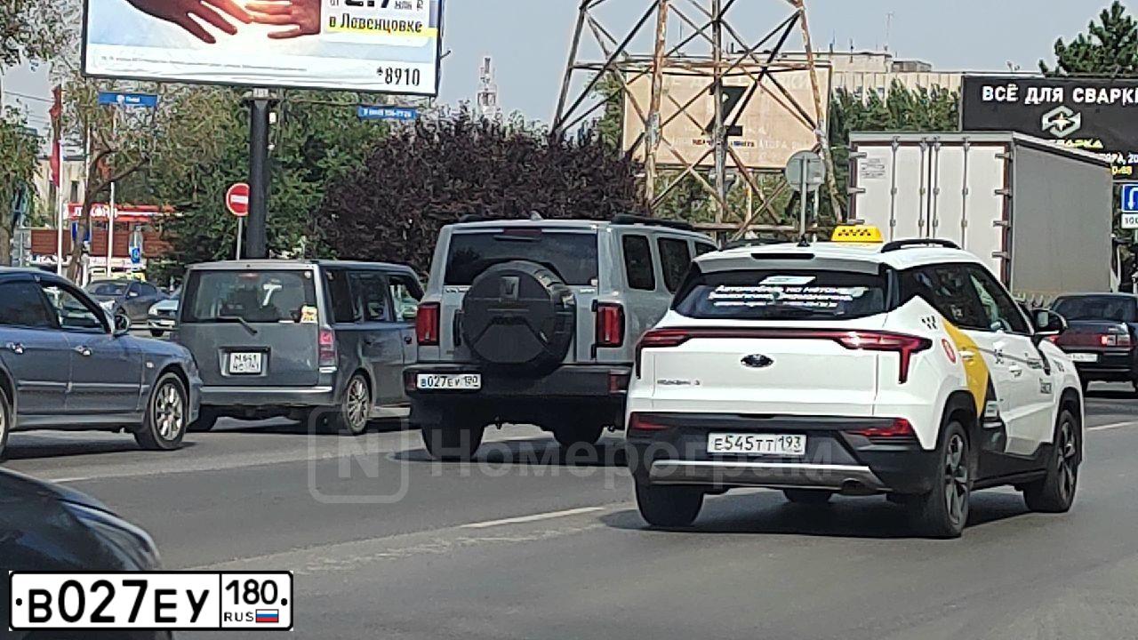 Фото автомобиля GWM TANK 300, 2023 — госномер Е761ЕН550